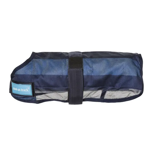 Back On Track Dog Cool On Track Coat Navy - 40cm