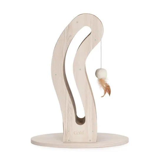 Toy Cat Catit Pixi Scratcher Cat Tail - 18in X 9in X 23in