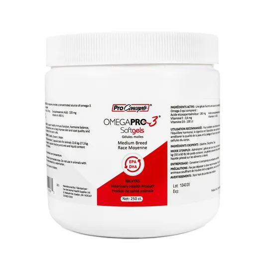 Omega Pro 3 Softgels Medium Breed - 250 s