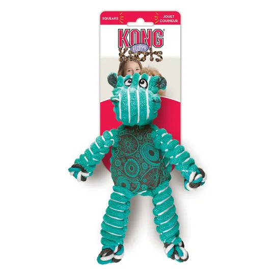 Kong Floppy Knots Hippo - Medium/Large