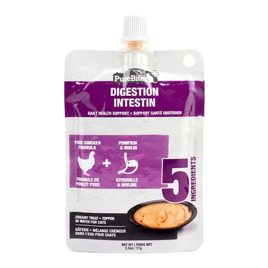 Purebites Plus Feline Squeezables Gut & Digestion - 2.5 oz/71 g