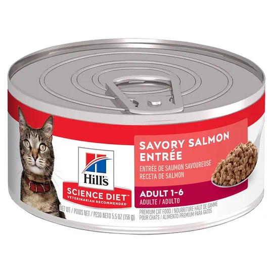 Science Diet Adult Salmon Entree - 24 X 155 gm Cans