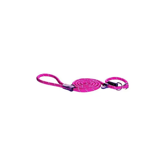 Lead Canine Rogz Rope Long Moxon Pink - 1/2in X 6ft
