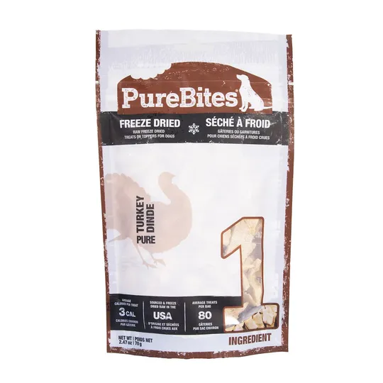 Purebites Canine Turkey - 2.47 oz / 70 g