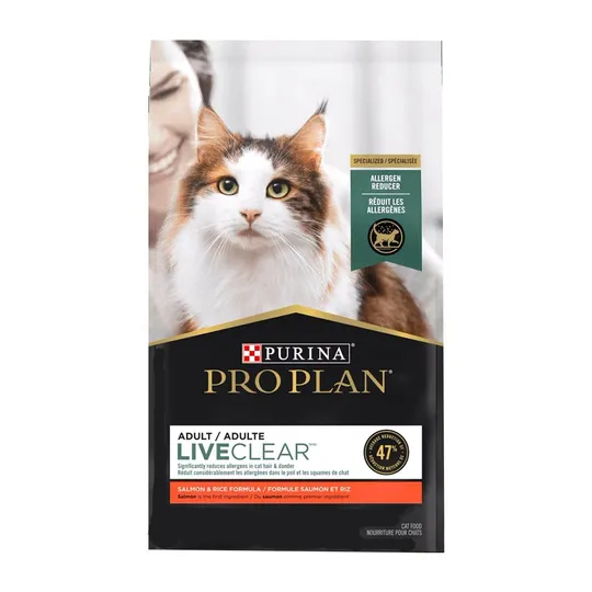 Feline Pro Plan Liveclear Adult Salmon & Rice