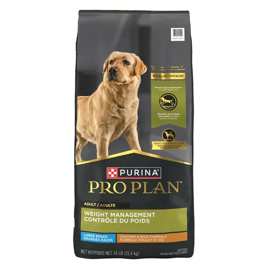 Canine Pro Plan Weight Manage Large Breed - 15.4 kg