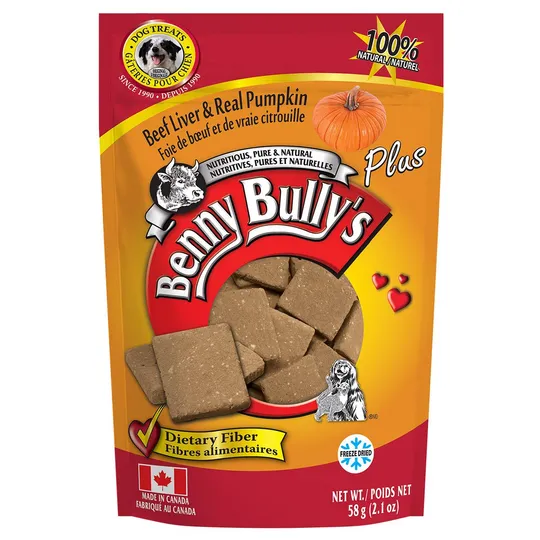 Beef Liver Plus Pumpkin Benny Bullys - 2.1 oz/58 g