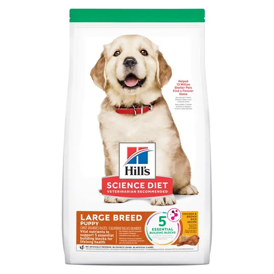Canine Science Diet Puppy Large Breed Chicken & Rice - 15.5 lbs / 7.02 kg