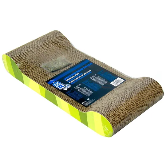 Toy Cat Catit Lounger Design Scratcher with Catnip- 19.5in