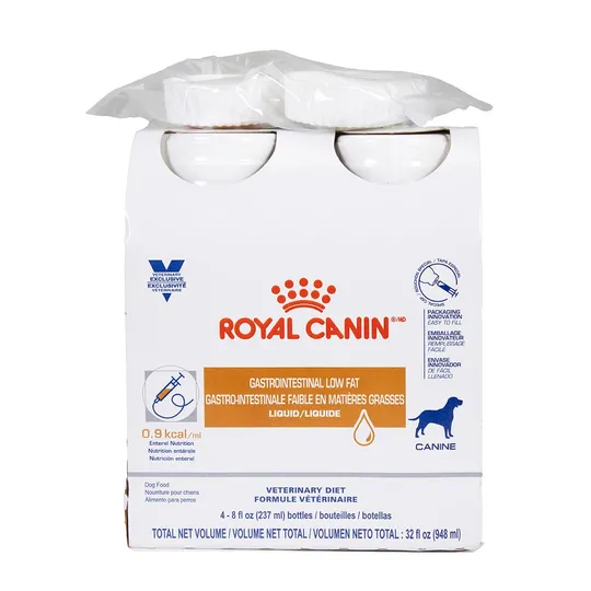 Canine RC Gastrointestinal Low Fat Liquid - 4/Pkg