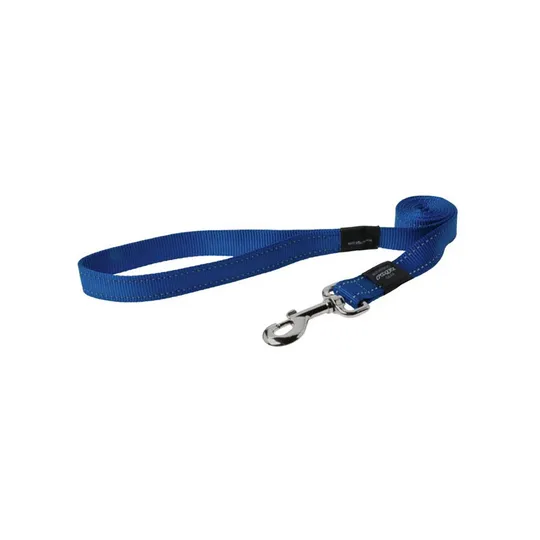 Lead Canine Rogz Utility Lumberjack Dark Blue - 1in X 6ft