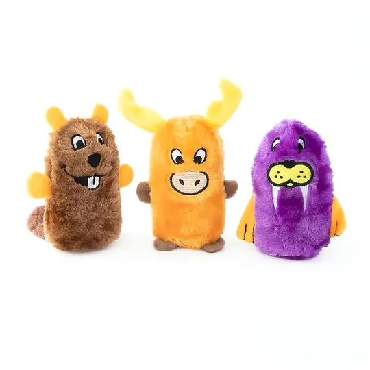 Zippypaws Squeakie Buddies - 3/Pk