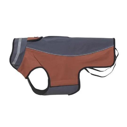 Coat Buster Outdoor Softshell Steel Grey/Leather Brown - X Small