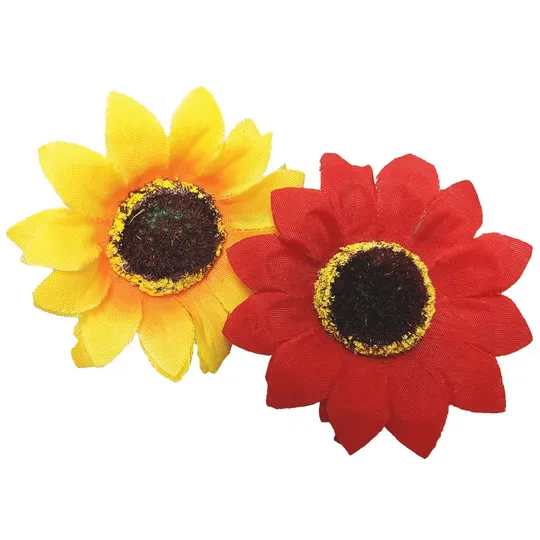 Canine Sunflower Neck Wear 2 Pack Red & Yellow - X Small/Small